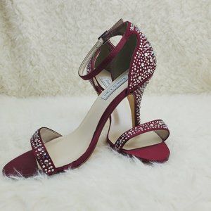 wine,wedding shoes, satin,bridesmaid